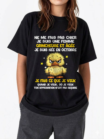 JE SUIS UNE FILLE D’OCTOBRE - POUR FEMME - TLEE10 (SKU2604-119-10)
