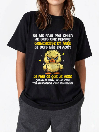 JE SUIS UNE FILLE D’AOÛT - POUR FEMME - TLEE08 (SKU2604-119-08)