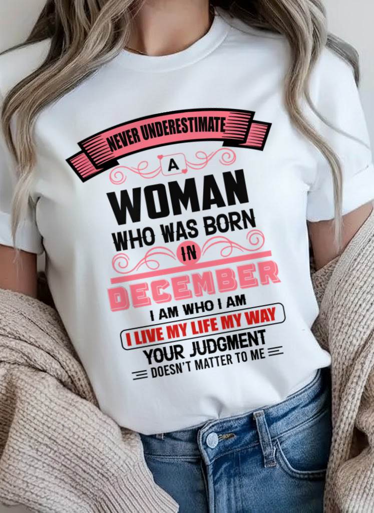 DECEMBER - I AM WHO I AM — CONFIDENT, INDEPENDENT, AND UNAPOLOGETIC - FOR WOMEN - TLEE12 (SKU2602-91-12)