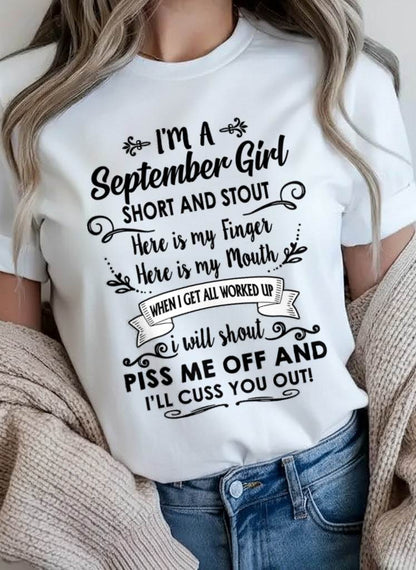 SEPTEMBER GIRL - WITH AN ATTITUDE YOU SHOULDN’T TEST - FOR WOMEN - TLEE09 (SKU2602-61-09)