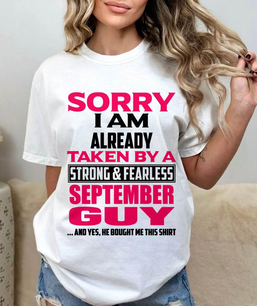 MY SEPTEMBER GUY BOUGHT ME THIS SHIRT - FROM HUSBAND - TLEE09 (SKU2605-65-09)