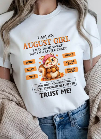 AUGUST GIRL - SWEET BUT A LITTLE CRAZY AND FULL OF ENERGY - FOR WOMEN - TLEE08 (SKU2603-126-08)