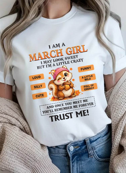 MARCH GIRL - SWEET BUT A LITTLE CRAZY AND FULL OF ENERGY - FOR WOMEN - TLEE03 (SKU2603-126-03)