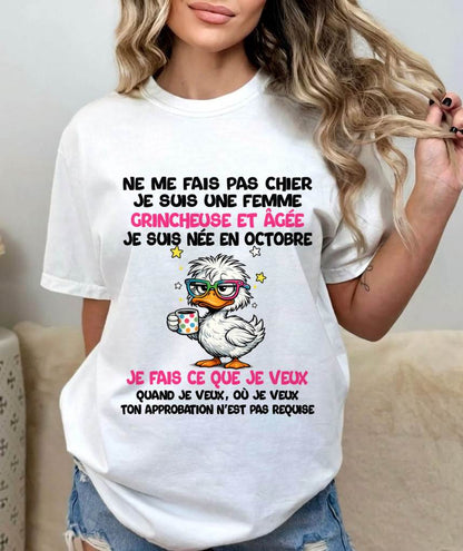 JE SUIS UNE FILLE D’OCTOBRE - POUR FEMME - TLEE10 (SKU2604-117-10)