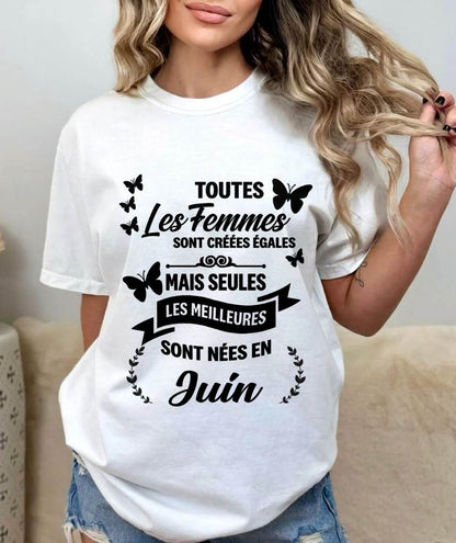 LES MEILLEURES NÉES EN JUIN - POUR LES FEMMES - TLEE06 (SKU2603-352-06)