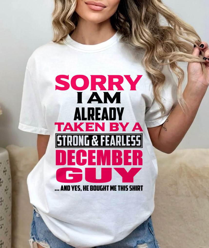 MY DECEMBER GUY BOUGHT ME THIS SHIRT - FROM HUSBAND - TLEE12 (SKU2605-65-12)