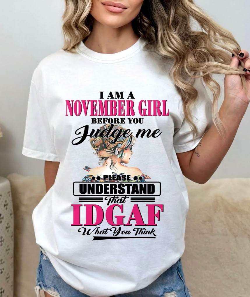 NOVEMBER GIRL ENERGY – NOT HERE TO PLEASE - FOR WOMEN - TLEE11 (SKU2604-267-11)