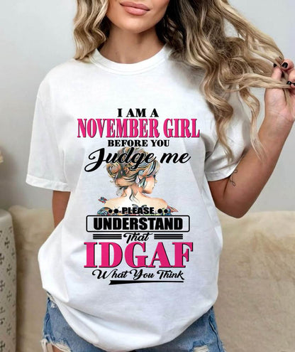 NOVEMBER GIRL ENERGY – NOT HERE TO PLEASE - FOR WOMEN - TLEE11 (SKU2604-267-11)