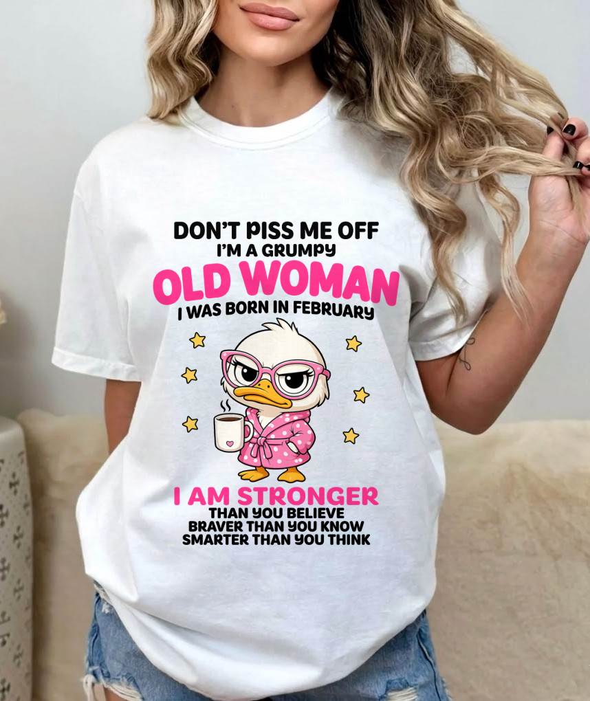 FEBRUARY QUEEN WITH A GRUMPY ATTITUDE - FOR WOMEN - TLEE02 (SKU2604-220-02)