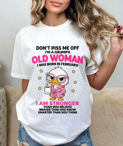 FEBRUARY QUEEN WITH A GRUMPY ATTITUDE - FOR WOMEN - TLEE02 (SKU2604-220-02)