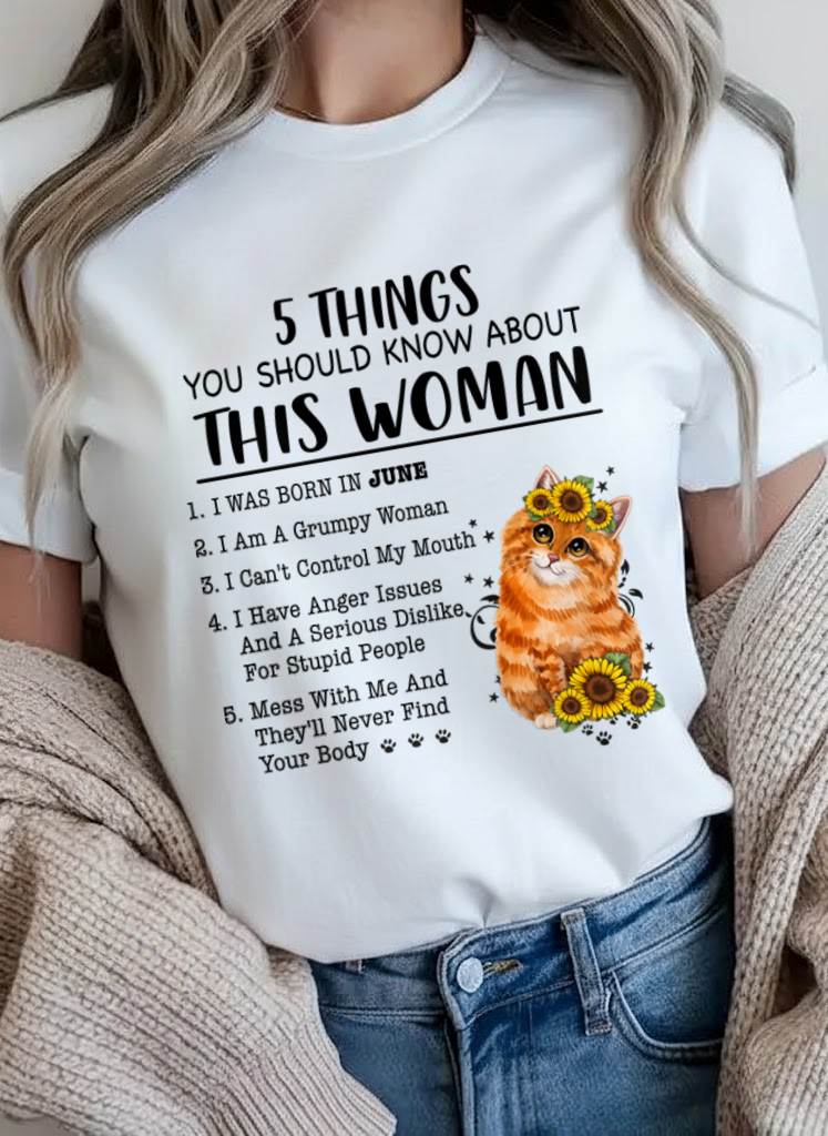 JUNE - 5 THINGS YOU SHOULD KNOW ABOUT THIS WOMAN - FOR WOMEN - TLEE06 (SKU2602-186-06)