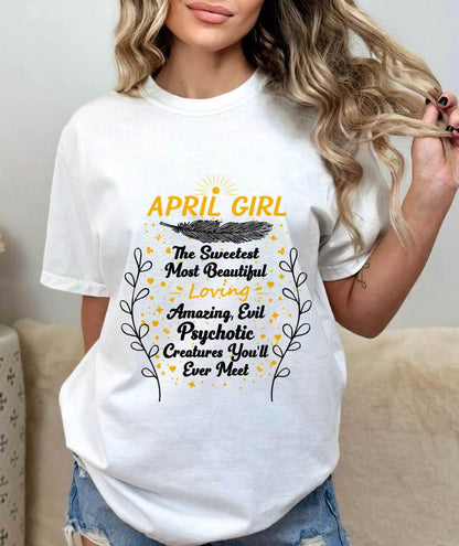 APRIL GIRL – SWEET, BEAUTIFUL & A LITTLE PSYCHOTIC - FOR WOMEN - TLEE04 (SKU2603-297-04)