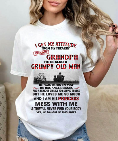 MAY GRANDPA - GRUMPY • AWESOME • PROTECTIVE - FROM GRANDPA - TLEE05 (SKU2605-176-05)