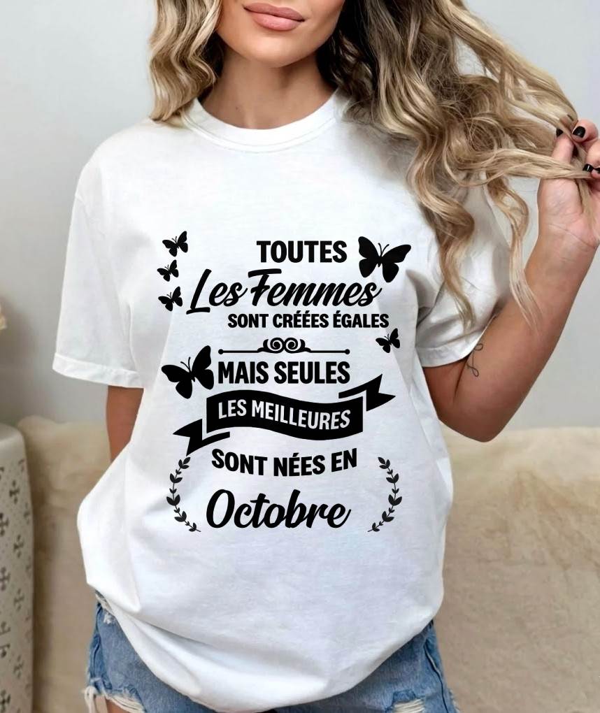 LES MEILLEURES NÉES EN OCTOBRE - POUR LES FEMMES - TLEE10 (SKU2603-352-10)