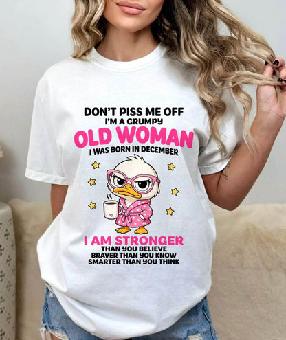 DECEMBER QUEEN WITH A GRUMPY ATTITUDE - FOR WOMEN - TLEE12 (SKU2604-220-12)