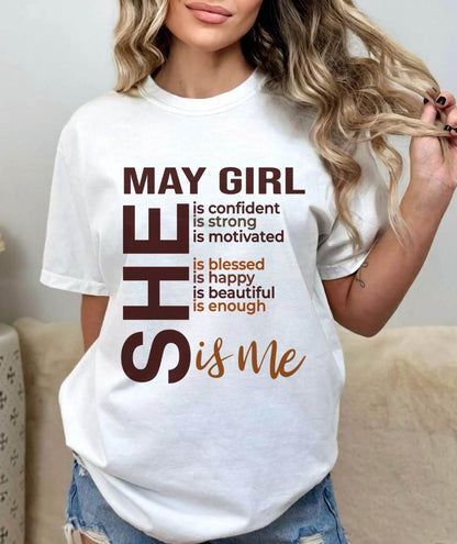 MAY BORN GIRL – CONFIDENT & STRONG - FOR WOMEN - TLEE05 (SKU2605-04-05)