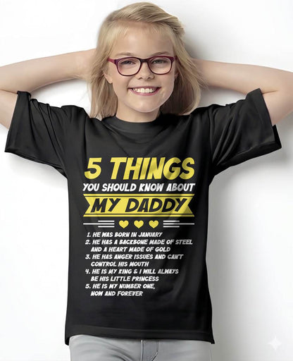 JANUARY - 5 THINGS YOU SHOULD KNOW ABOUT MY DADDY - FROM DAD - TLEE01 (SKU2606-53-01)