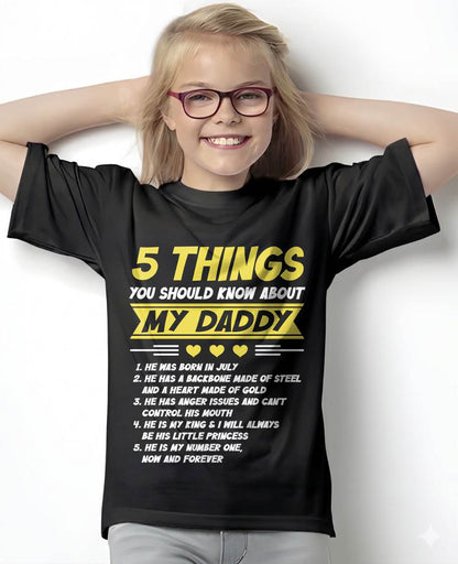 JULY - 5 THINGS YOU SHOULD KNOW ABOUT MY DADDY - FROM DAD - TLEE07 (SKU2606-53-07)