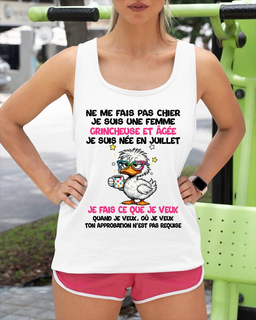 JE SUIS UNE FILLE DE JUILLET - POUR FEMME - TLEE07 (SKU2604-117-07)
