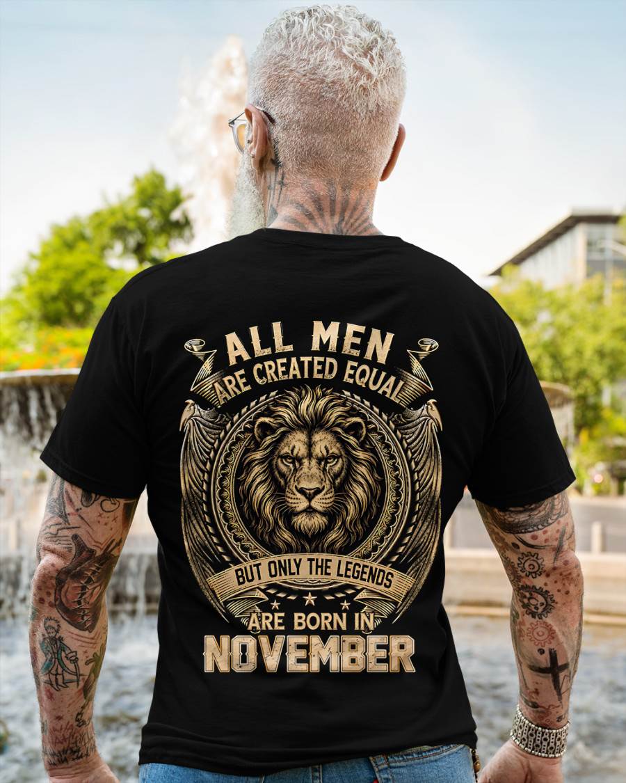 NOVEMBER BORN LEGEND SHIRT – LION KING - FOR MAN - TLEE11 (SKU2606-177-11)