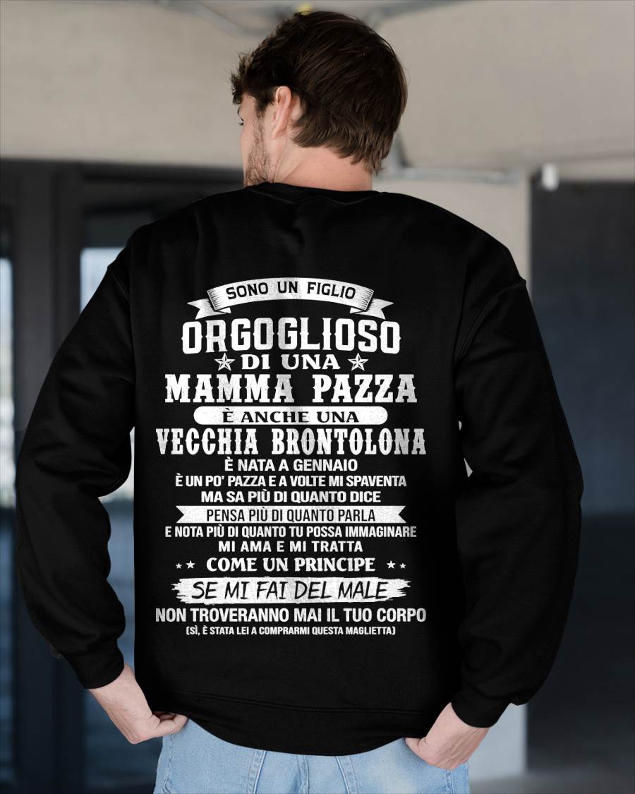 GENNAIO / FIGLIO DI UNA MAMMA PAZZA - REGALO DA MAMMA  - TLEE01 (SKU2606-204-01)
