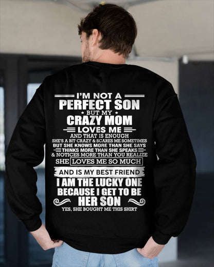 SHE MAY BE CRAZY BUT SHE LOVES ME UNCONDITIONALLY - FROM MOM - TLEE00 (SKU2604-84-00)
