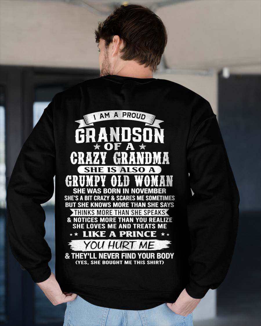 NOVEMBER - GRANDSON OF A CRAZY GRANDMA - FROM GRANDMA - TLEE11 (SKU2606-274-11)