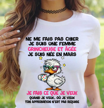 JE SUIS UNE FILLE DE MARS - POUR FEMME - TLEE03 (SKU2604-117-03)