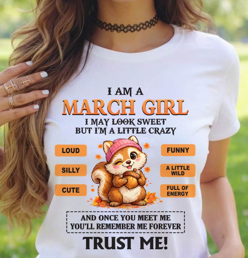 MARCH GIRL - SWEET BUT A LITTLE CRAZY AND FULL OF ENERGY - FOR WOMEN - TLEE03 (SKU2603-126-03)