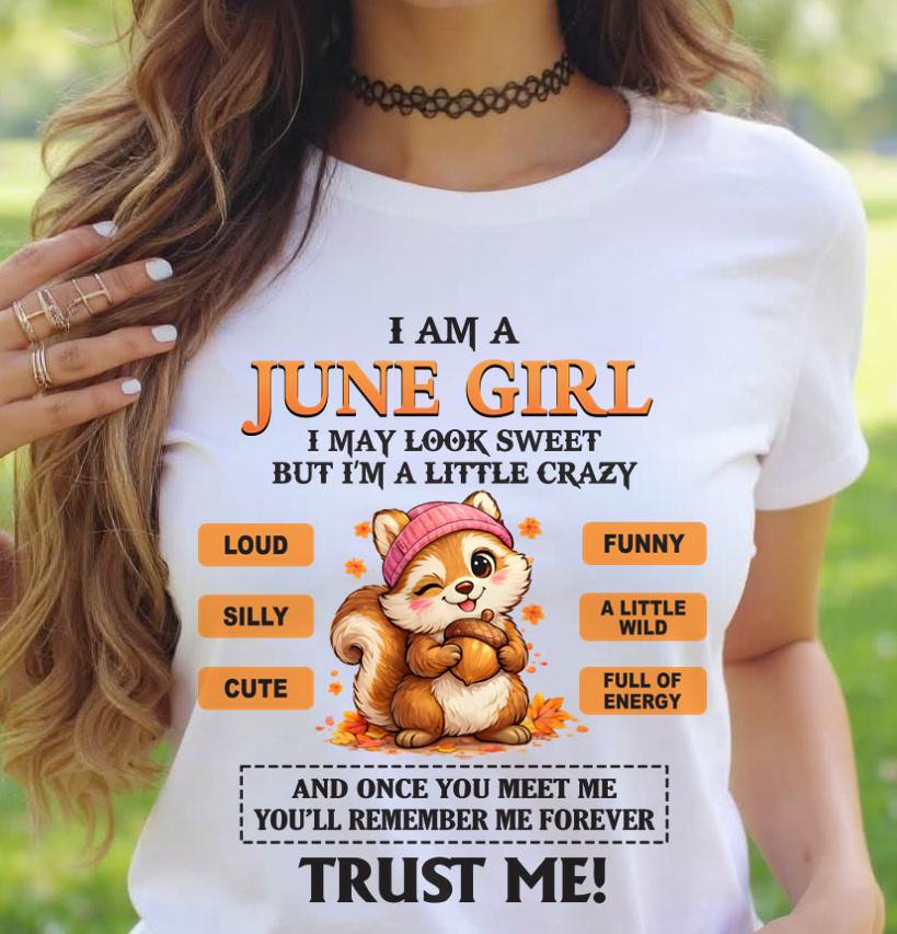 JUNE GIRL - SWEET BUT A LITTLE CRAZY AND FULL OF ENERGY - FOR WOMEN - TLEE06 (SKU2603-126-06)
