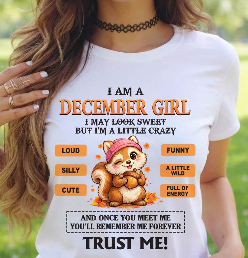 DECEMBER GIRL - SWEET BUT A LITTLE CRAZY AND FULL OF ENERGY - FOR WOMEN - TLEE12 (SKU2603-126-12)