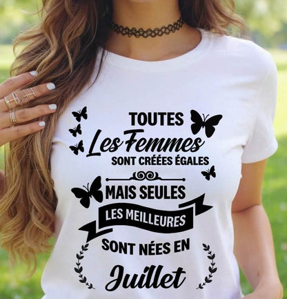 LES MEILLEURES NÉES EN JUILLET - POUR LES FEMMES - TLEE07 (SKU2603-352-07)