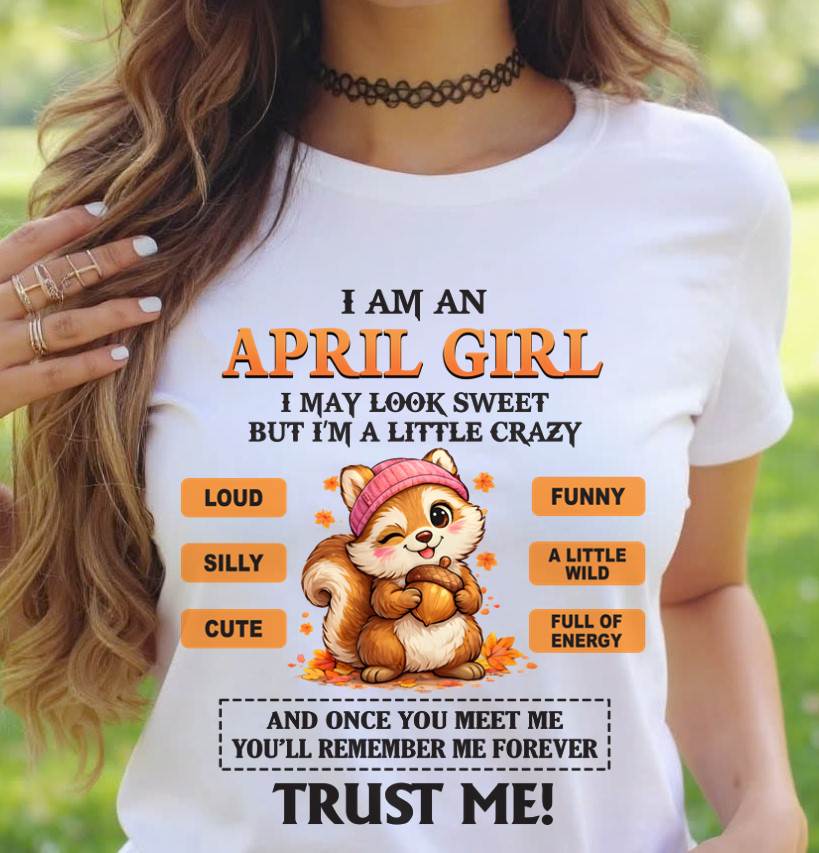APRIL GIRL - SWEET BUT A LITTLE CRAZY AND FULL OF ENERGY - FOR WOMEN - TLEE04 (SKU2603-126-04)