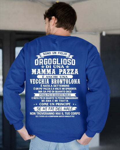 SETTEMBRE / FIGLIO DI UNA MAMMA PAZZA - REGALO DA MAMMA  - TLEE09 (SKU2606-204-09)