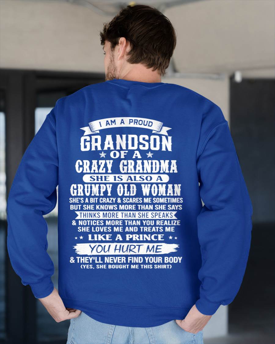 GRANDSON OF A CRAZY GRANDMA - FROM GRANDMA - TLEE00 (SKU2606-274-00)